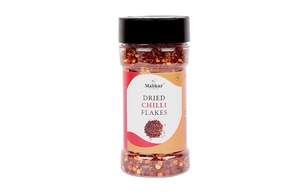 Malikaz' Dried Chilli Flakes    Plastic Bottle  50 grams